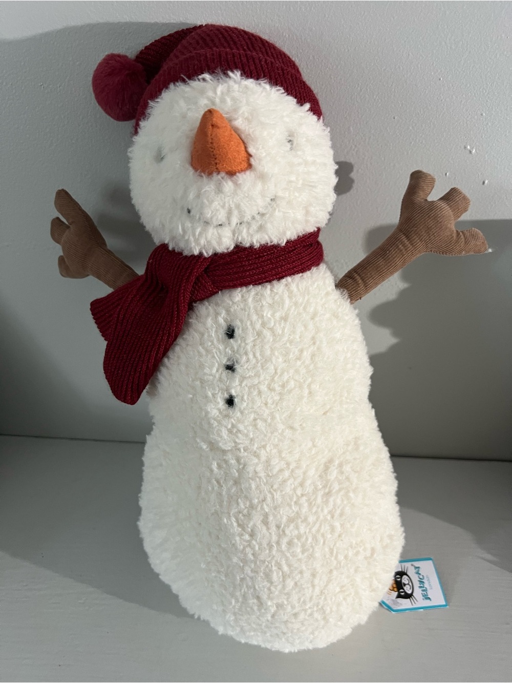 Jellycat I am Teddy snowman (retired)